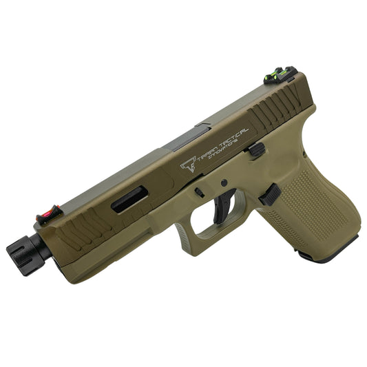 Golden Eagle G-Series TTI Metal Green Gas Blowback Pistol - Gel Blaster