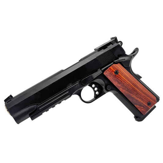 Golden Eagle Real Wood Grip Tactical 1911 Vietnam Gas Pistol