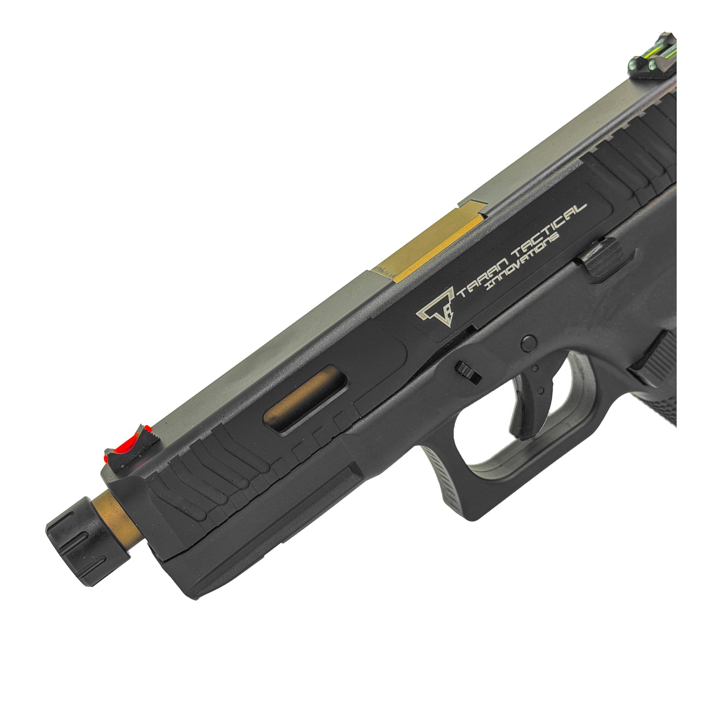 Golden Eagle G-Series TTI Metal Green Gas Blowback Pistol - Gel Blaster